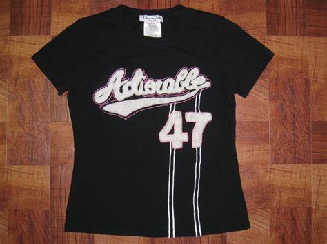 ️CHRISTIAN DIOR Adiorable Womans Baseball Shirt RARE 